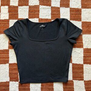 Black Hollister Crop Top